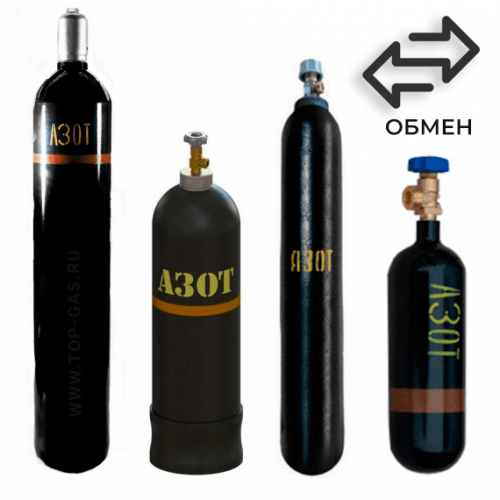 Обмен азотных баллонов в Кузьминках